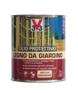 Olio protettivo saturatore  terrazze e legno esterno, incolore - 1 litro